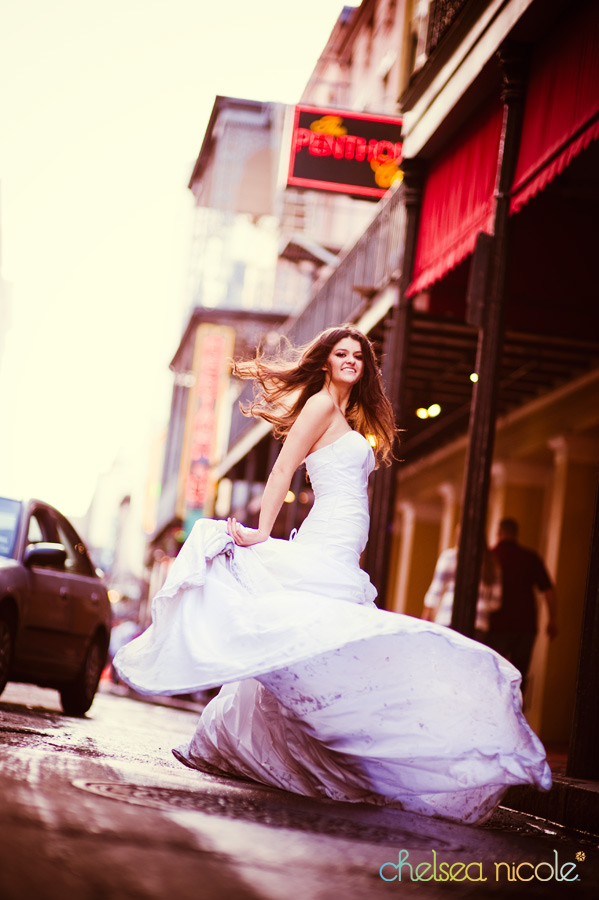 Fotos con tu vestido de novia después de la boda