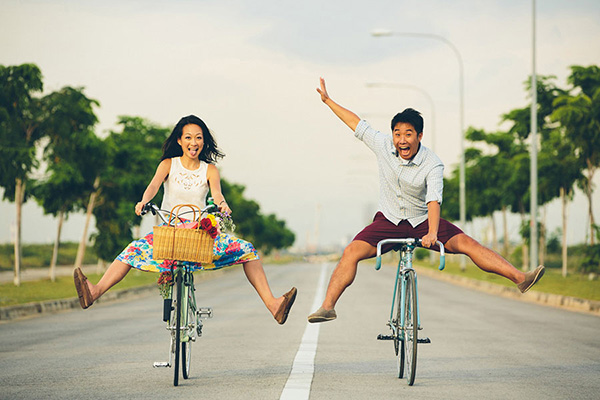 5 Ideas de utilería para la sesión de fotos casual: Bicis