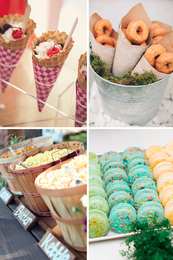 Postres creativos para la boda