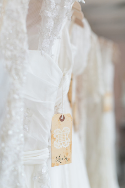 Etiqueta de Vestido de Novia