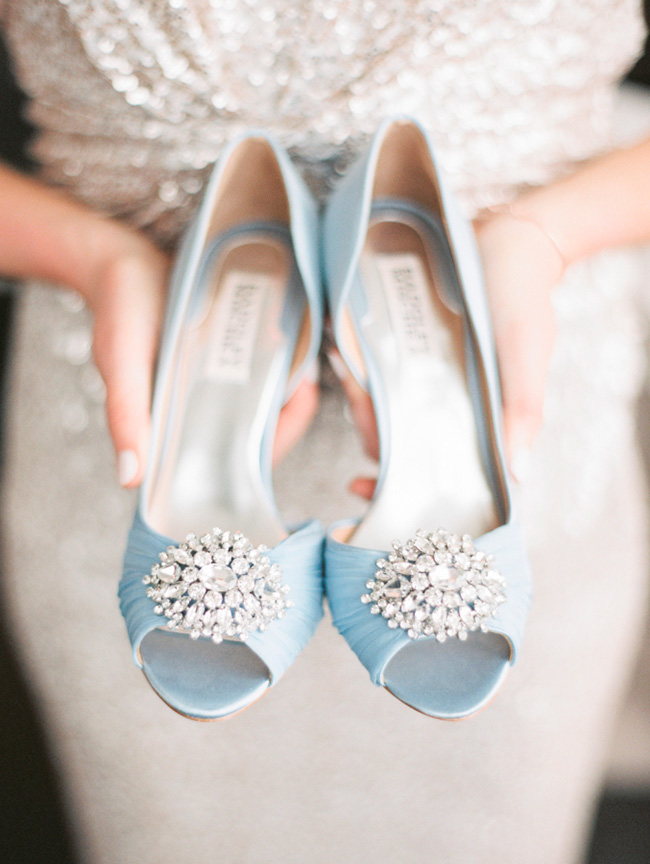 Zapatos de Novia en color azul