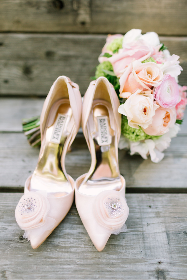 Zapatos de Novia en tono rosa