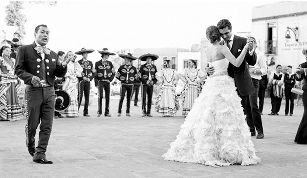 Mariachi en una boda mexicana