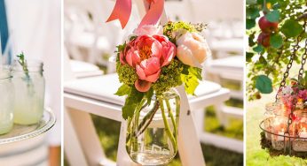 Ideas de frascos de vidrio para la Boda