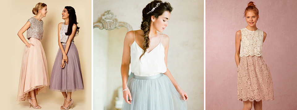 Alternativas Damas de Honor - Falda y Blusa