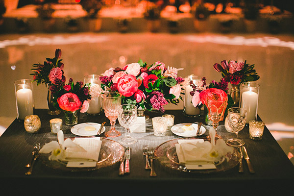 Ideas para la decoración de las mesas de la boda