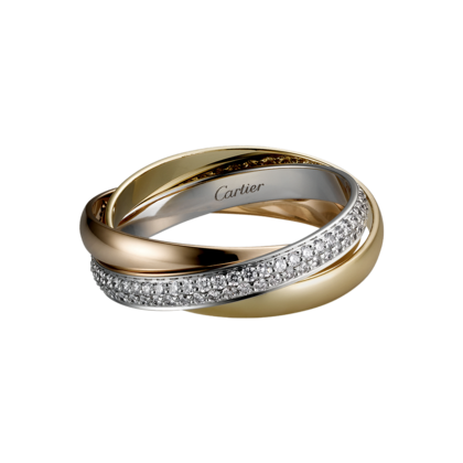 Anillo de boda Trinity de Cartier