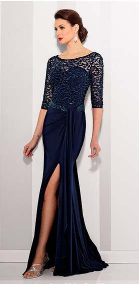 Vestido de noche Cameron Blake en color azul