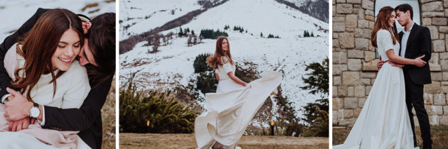 Sesión de fotos: Boda en la Nieve