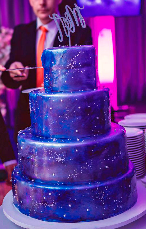 Pastel de boda Estrellas