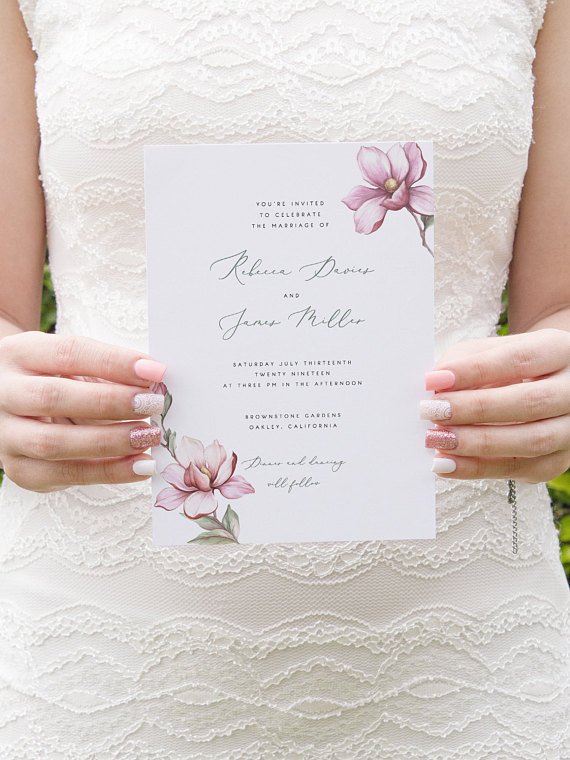 Leia No hagas Aislar 32 Invitaciones de Boda para Imprimir tú mism@ | El Blog de una Novia