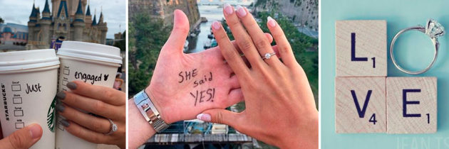 10 Fotos con tu Anillo de Compromiso
