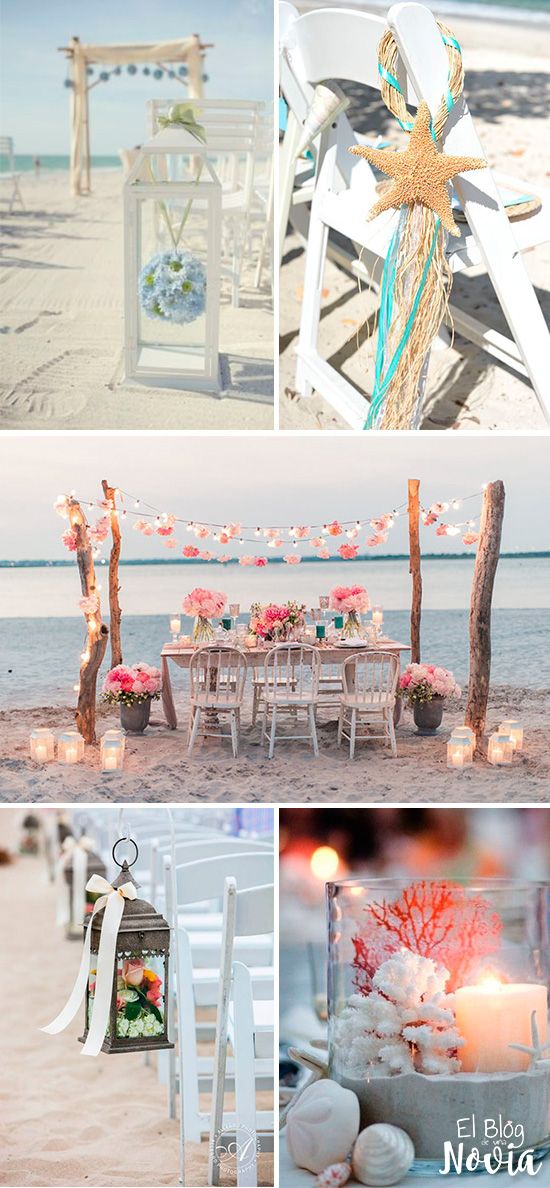 Ideas para decoración de boda en playa