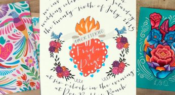 15+ Invitaciones de Boda Mexicana inspiradas en el arte de México