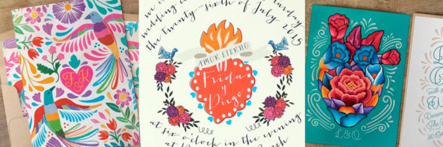 15+ Invitaciones de Boda Mexicana inspiradas en el arte de México
