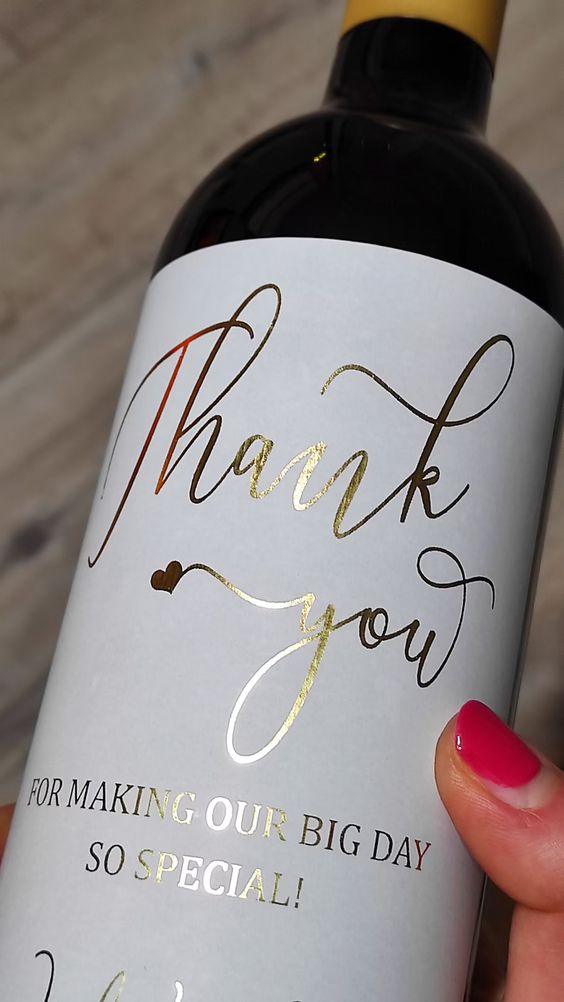 Etiqueta Personalizada para Botella de Vino