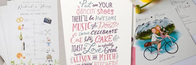 10 Ideas para las  Invitaciones de Boda