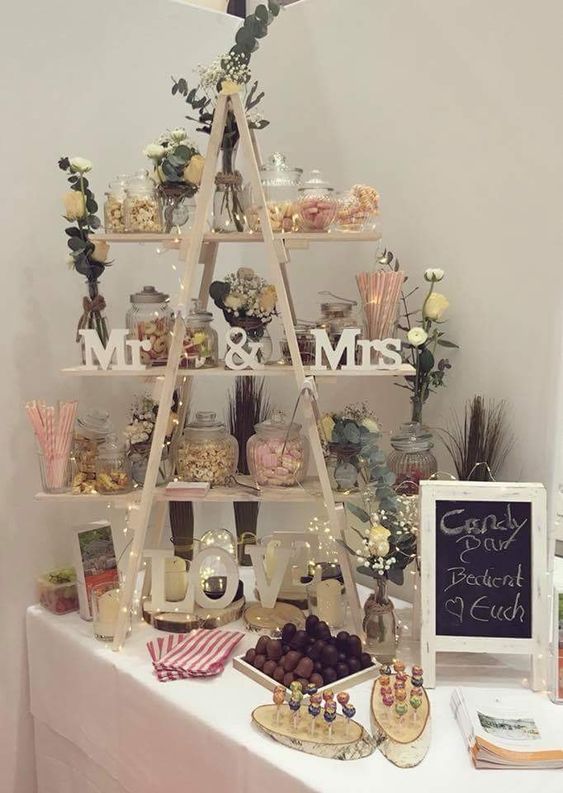 base mesa de dulces para boda
