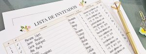 Lista de invitados de la boda